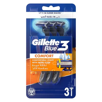 تیغ اصلاح 3 لبه Blue3 ژیلت بلو 3 عددی - میلتینو