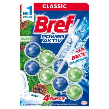 خوشبو کننده توالت فرنگی توپی برف Bref با رایحه اقیانوس تعداد 8 عددی- میلتینو