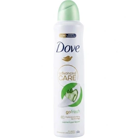 اسپری ضد تعریق زنانه داو مدل Go Fresh با رایحه خیار و چای سبز ساخت انگلیس حجم 250 میل - میلتینو