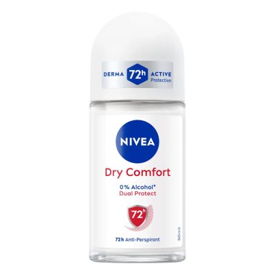 مام رول ضدتعریق 72 ساعته زنانه نیوا مدل Dry Comfort حجم 50 میل