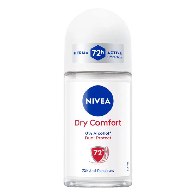 مام رول ضدتعریق 72 ساعته زنانه نیوا مدل Dry Comfort حجم 50 میل